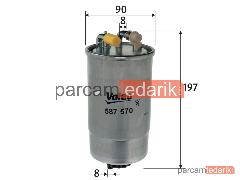 587570 | Yakıt Filtresi — Opel Corsa D